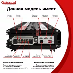 Купить ИБП 220 В на DIN-рейку СибРезерв 1024М, 24/220 В, 1000 Вт в Краснодаре