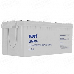 Купить Аккумулятор MUST LP15-24100 LiFePO4 25,6 В 200 А·ч в Краснодаре