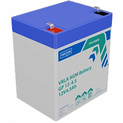 Купить Аккумуляторная батарея VEKTOR ENERGY GP 12-4.5S 12В 4.5Ач AGM F1 для ИБП в Краснодаре